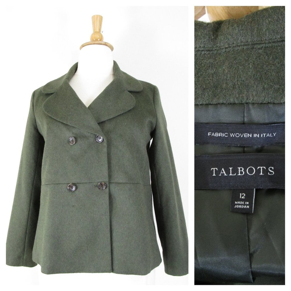 Talbots Olive Green Blazer